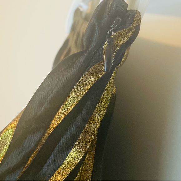 Avec Les Filles Metallic Gold Midi Skirt - Picture 7 of 8